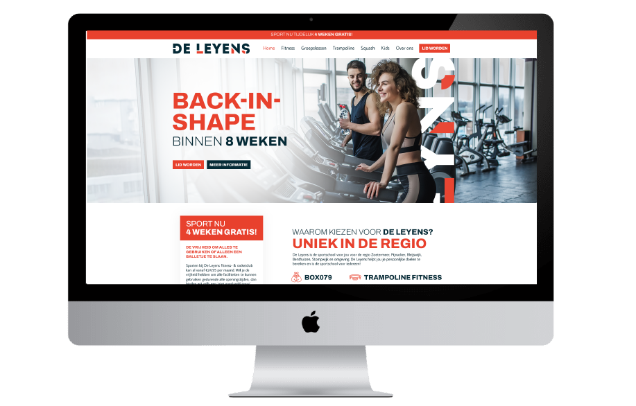 Website design De Leyens