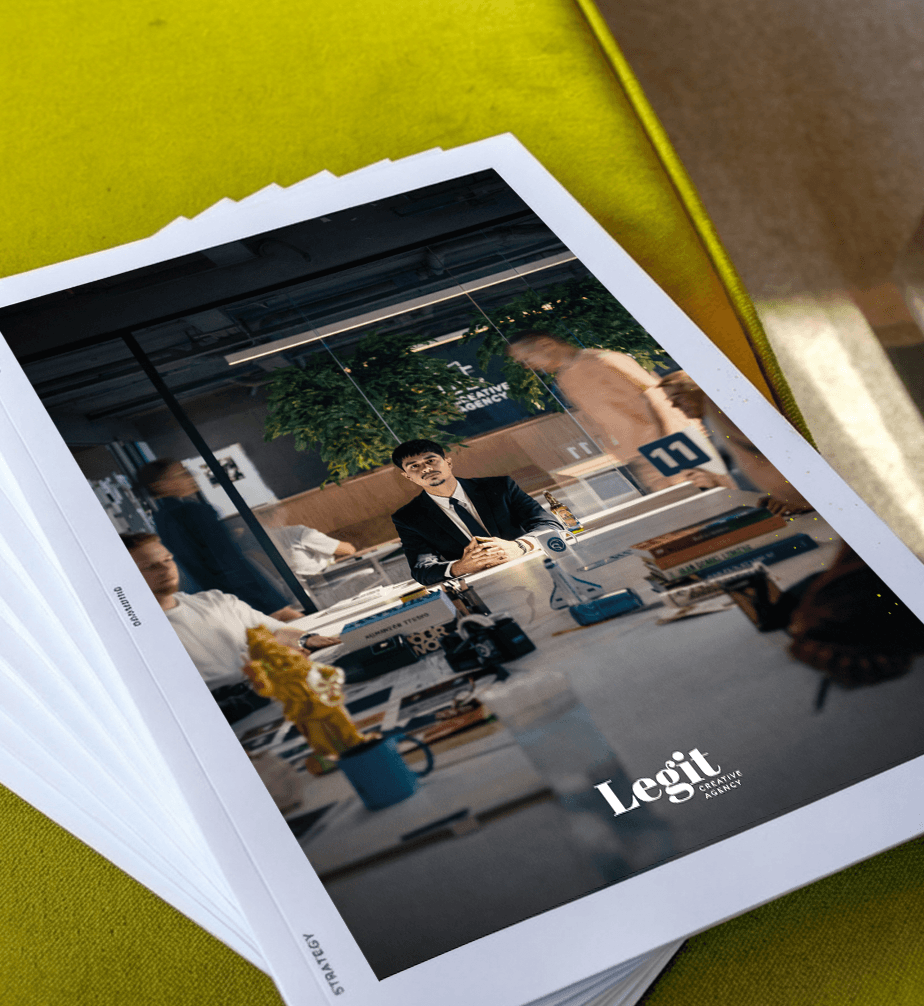 Een brochure met marketingallure